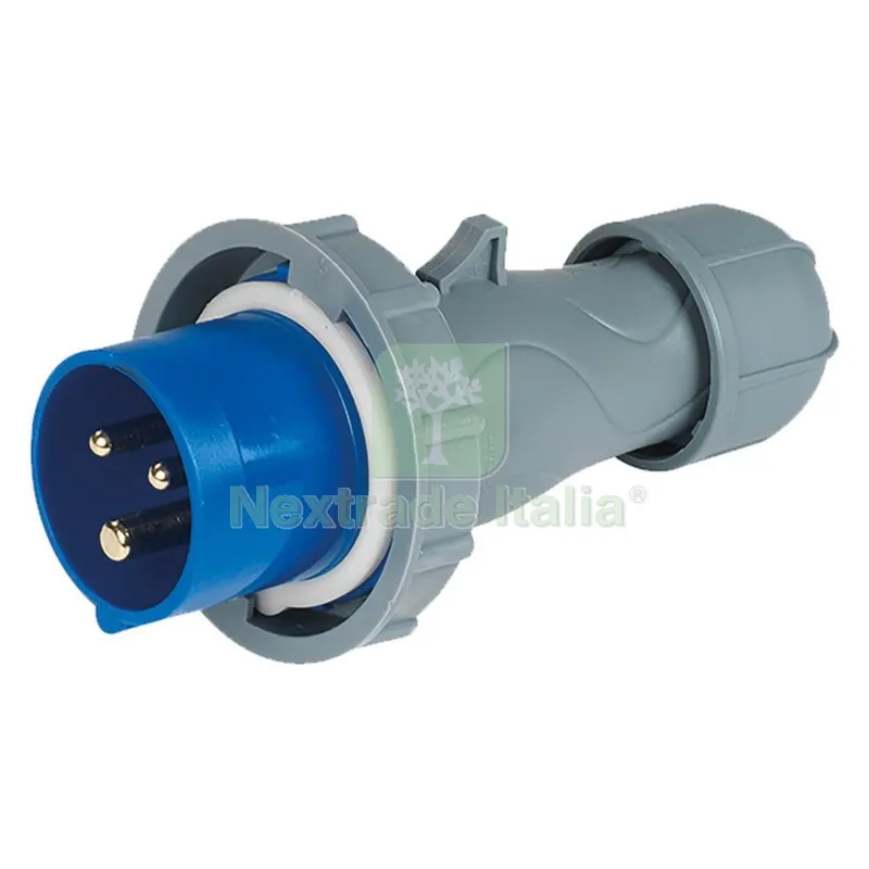 Spina Volante Industriale 250 V - art.80849 — Interruttori e prese — rif. FERX.8061104NLM Spina Volante Industriale 250 V - art.80849 — Interruttori e prese — rif. FERX.8061104NLM