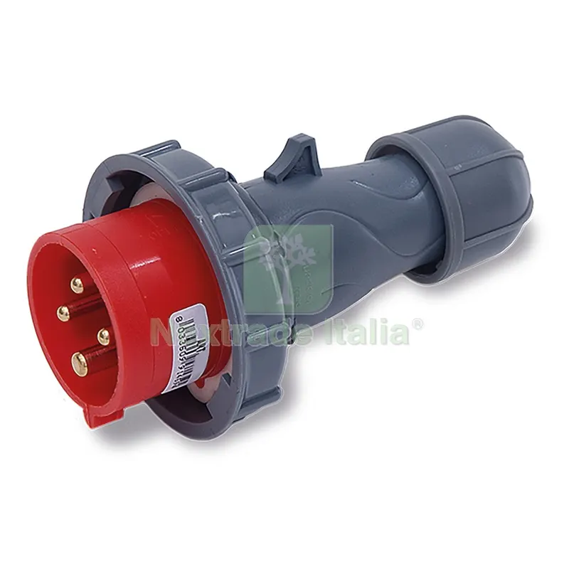 Spina Volante Industriale 415 V - art.80810 — Interruttori e prese — rif. FERX.8061108NLM