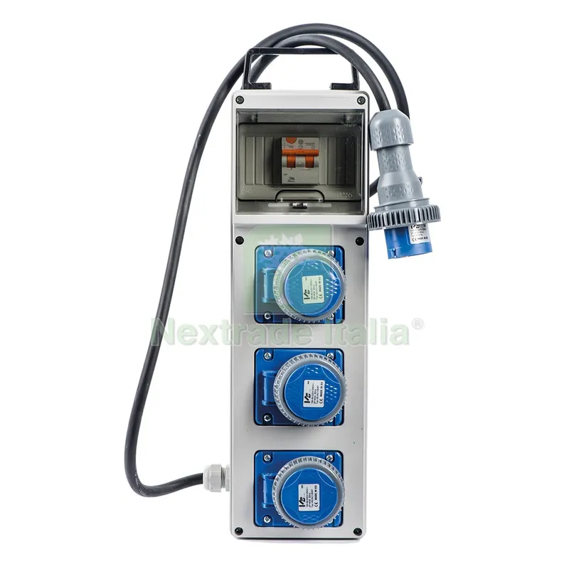 QUADRO ELETTRICO 'PL 220/3' potenza max.3 kw + pulsante emerg. — Interruttori e prese — rif. FERX.8061225NLM