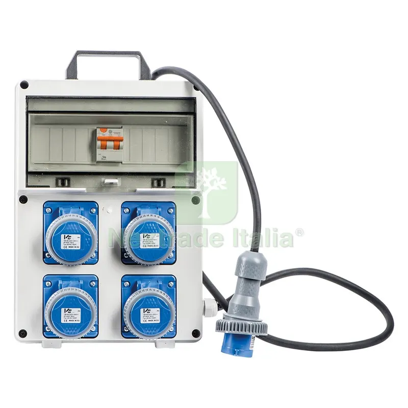 QUADRO ELETTRICO 'PL 220/4' potenza max.3 kw + pulsante emerg. — Interruttori e prese — rif. FERX.8061221NLM