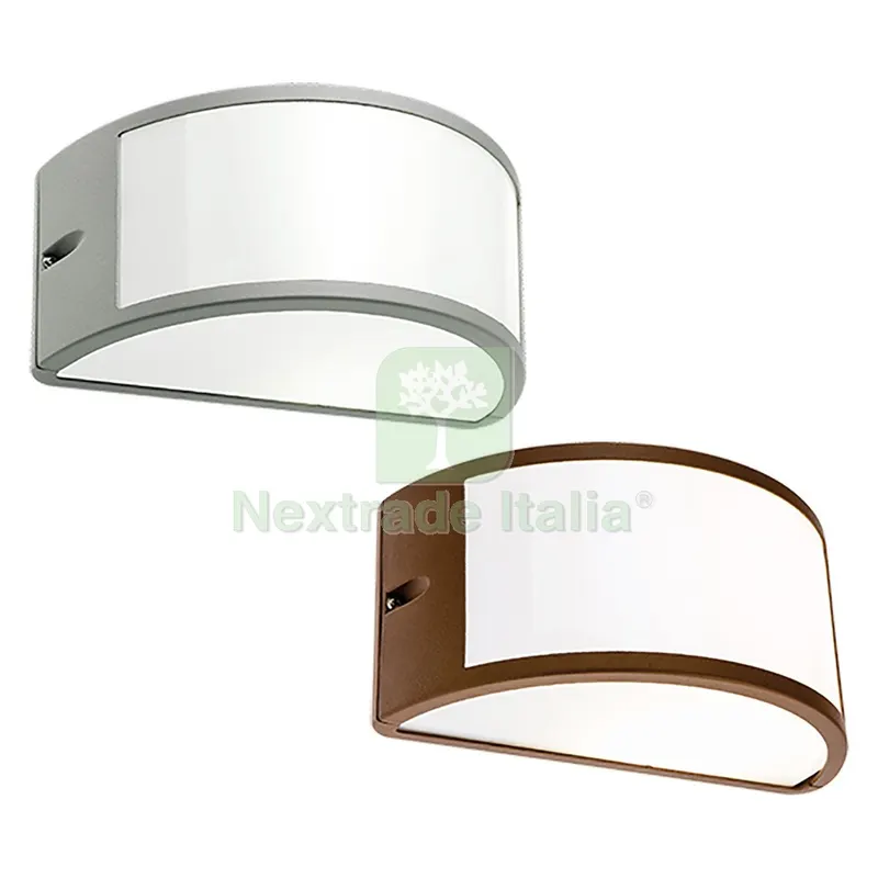 APPLIQUE 'UMBE' 60 W - cm 25 x 12 x 13 corten codice 8042530 — Illuminazione — rif. FERX.8042530NLM