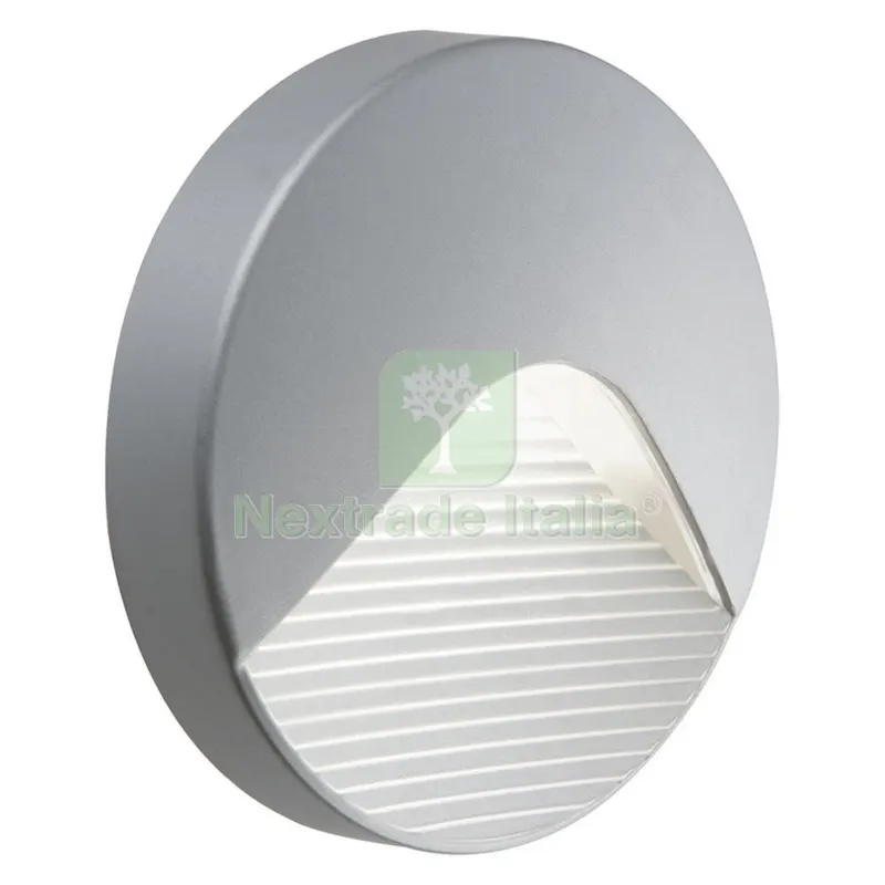 SEGNA PASSO TONDO 'CLUB' colore alluminio - 2,2 watt — Illuminazione — rif. FERX.8087670NLM SEGNA PASSO TONDO 'CLUB' colore alluminio - 2,2 watt — Illuminazione — rif. FERX.8087670NLM