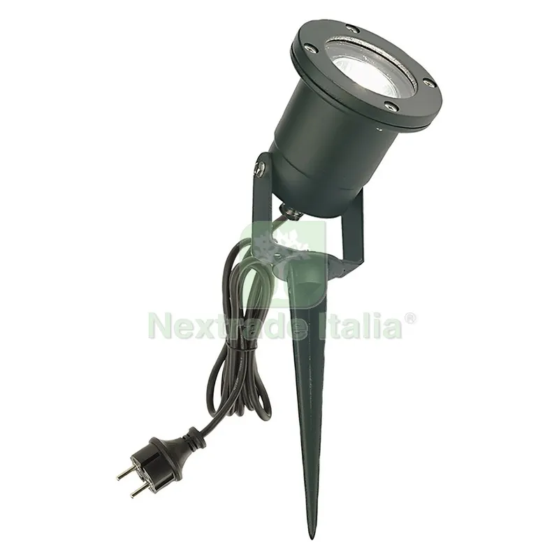 Faro da Giardino Orientabile 'spot' 50 W - cm 9,5 x 9,8 x 17 nero — Illuminazione — rif. FERX.8042784NLM