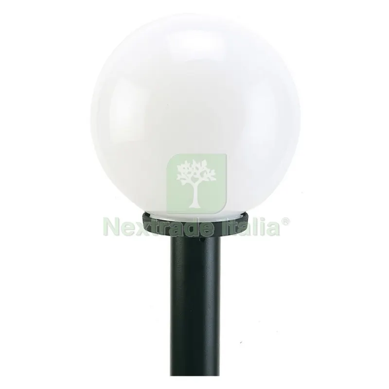 Lanterna Testa-Palo ''globo'' 100 W - ØCM.20 Colore Nero - Fume — Illuminazione — rif. FERX.8042718NLM