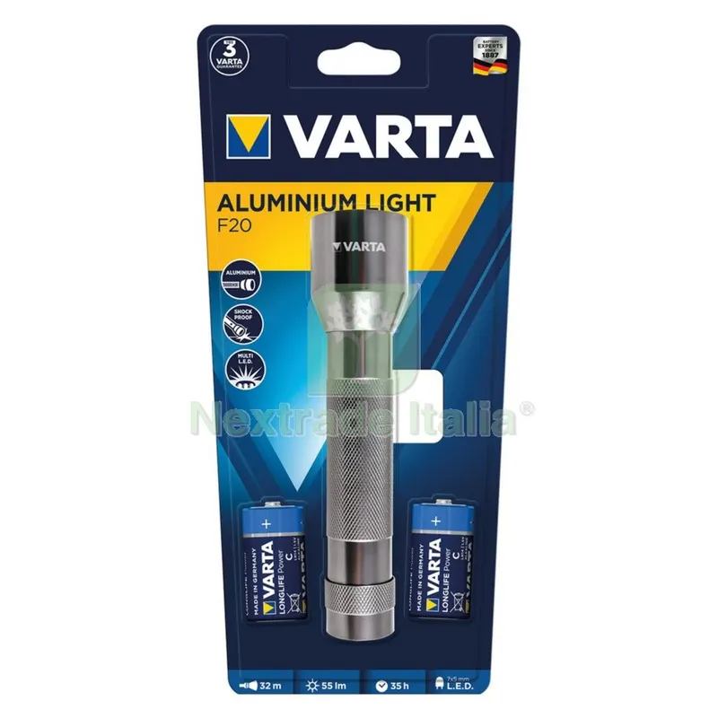 Torcia LED Easy 'aluminium Light' 7 led / 55 lumen — Illuminazione — rif. FERX.8120198NLM Torcia LED Easy 'aluminium Light' 7 led / 55 lumen — Illuminazione — rif. FERX.8120198NLM