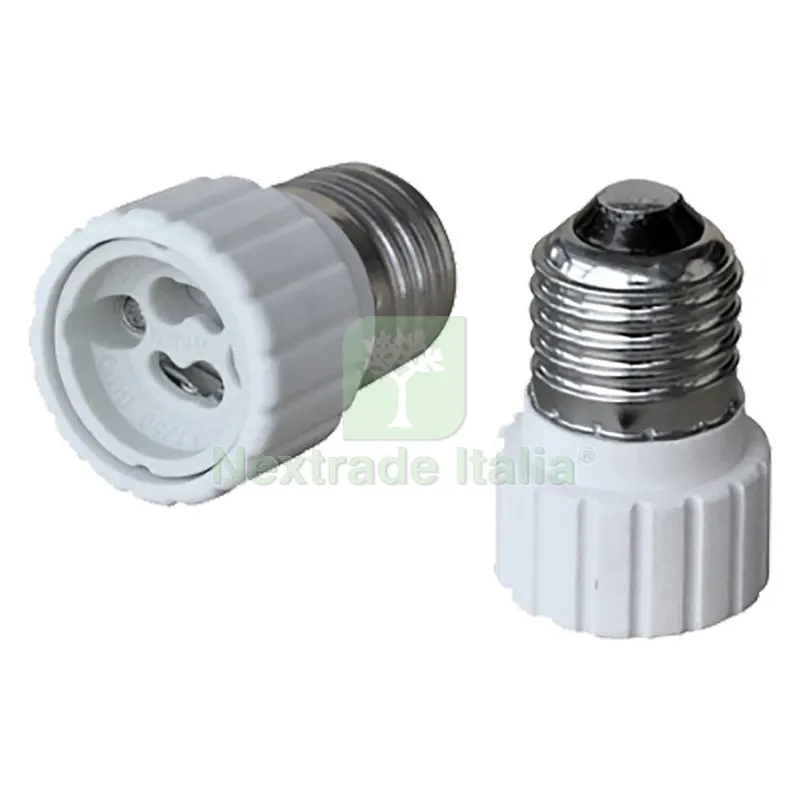 10PZ ADATTATORE PORTALAMPADA da spina E27 a presa GU10 — Illuminazione — rif. FERX.8091970NLM