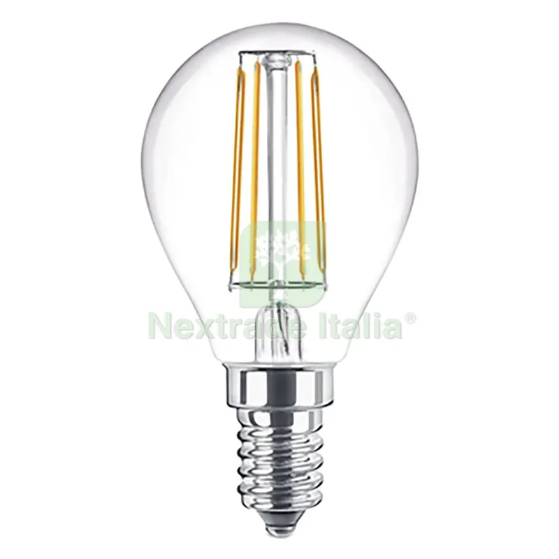 10PZ Lampada LED a Filamento 'sfera' Calda 2700K 4W=35W E27 - 470 lm — Illuminazione — rif. FERX.8112885NLM