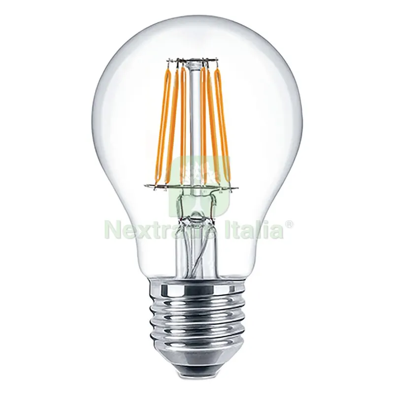 10PZ Lampada LED a Filamento 'goccia' Calda 2700K 7W=60W E27 - 806 lm — Illuminazione — rif. FERX.8112807NLM 10PZ Lampada LED a Filamento 'goccia' Calda 2700K 7W=60W E27 - 806 lm — Illuminazione — rif. FERX.8112807NLM
