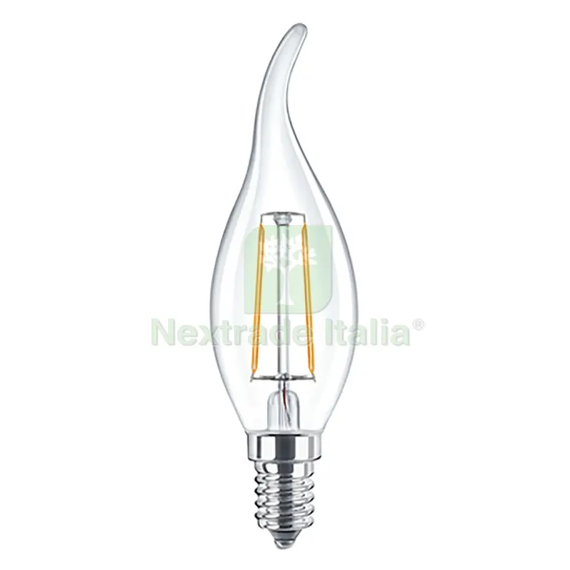 10PZ Lampada LED a Filamento 'fiamma' Calda 2700K 4W=35W E14 - 470 lm nx1 — Illuminazione — rif. FERX.8112878NLM 10PZ Lampada LED a Filamento 'fiamma' Calda 2700K 4W=35W E14 - 470 lm nx1 — Illuminazione — rif. FERX.8112878NLM