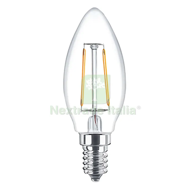 10PZ Lampada LED a Filamento 'oliva' Calda 2700K 4W=35W E14 - 470 lm — Illuminazione — rif. FERX.8112865NLM