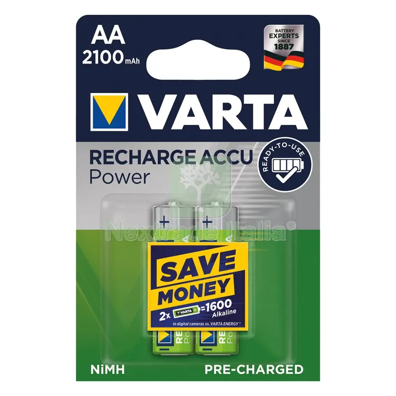 PILA STILO RICARICABILE ACCU POWER 'HR6' Pz 2 - 1,2 V - AA — Pile e batterie — rif. FERX.8000036NLM PILA STILO RICARICABILE ACCU POWER 'HR6' Pz 2 - 1,2 V - AA — Pile e batterie — rif. FERX.8000036NLM