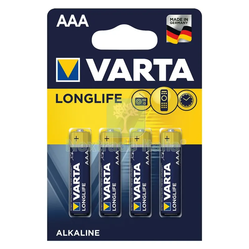 10BLISTER Pila Ministilo Longlife 'LR03' Pz 4 - 1,5 V - AAA — Pile e batterie — rif. FERX.8000070NLM 10BLISTER Pila Ministilo Longlife 'LR03' Pz 4 - 1,5 V - AAA — Pile e batterie — rif. FERX.8000070NLM