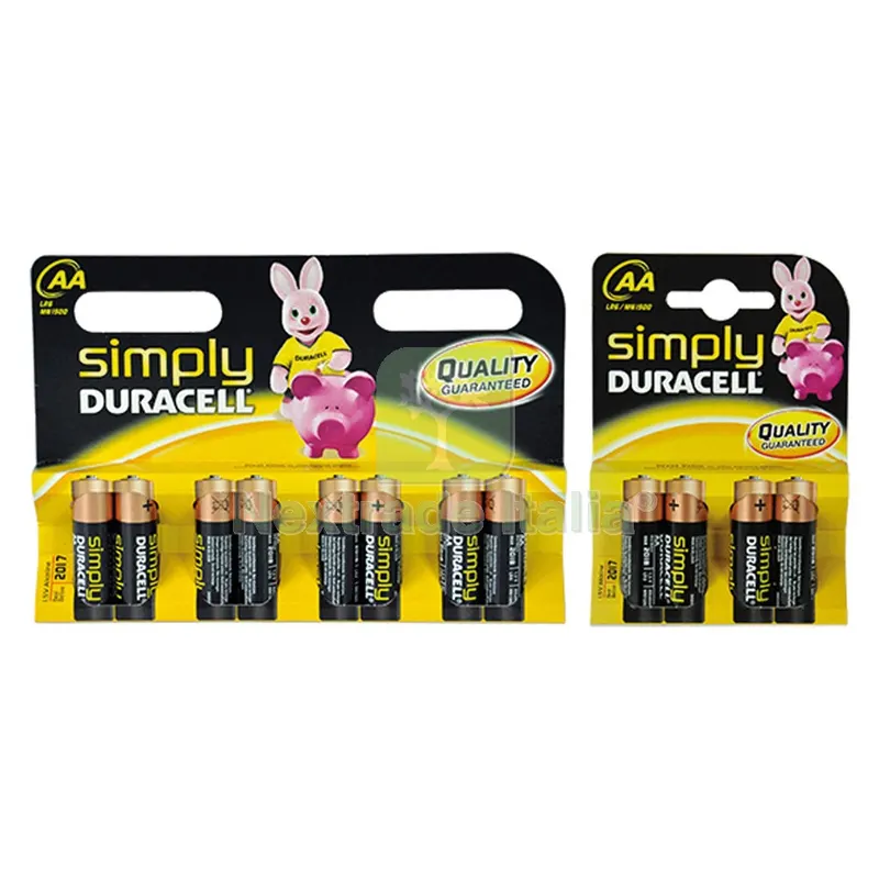 12BLISTER PILA STILO 'MN 1500' Pz 8 - 1,5 V - AA SIMPLY — Pile e batterie — rif. FERX.812119NLM
