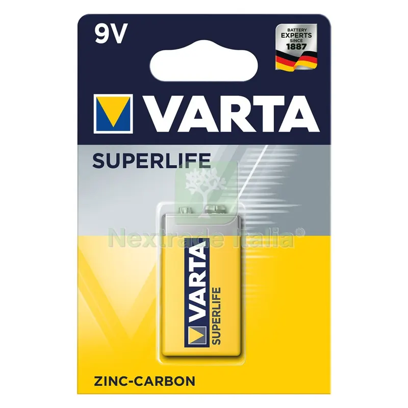 10BLISTER Pila Transistor Superlife '6F22' Pz 1 - 9V - e — Pile e batterie — rif. FERX.8000060NLM