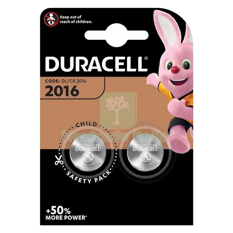 10BLISTER Pila a Bottone '2016' Pz 2- 3 V — Pile e batterie — rif. FERX.811955NLM