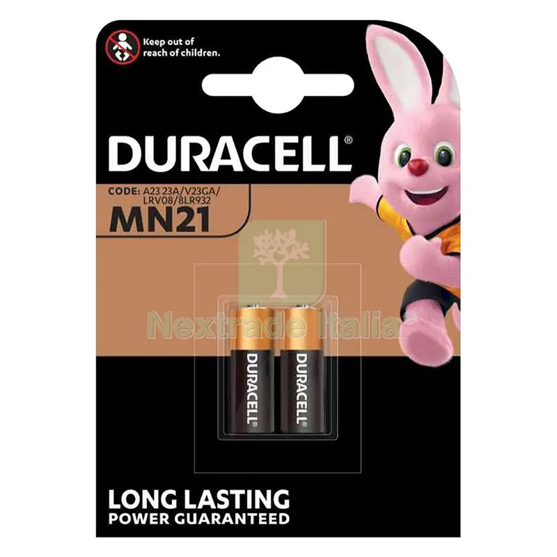 10BLISTER PILA PER TELECOMANDI 'MN21' Pz 2- 12 V — Pile e batterie — rif. FERX.812128NLM