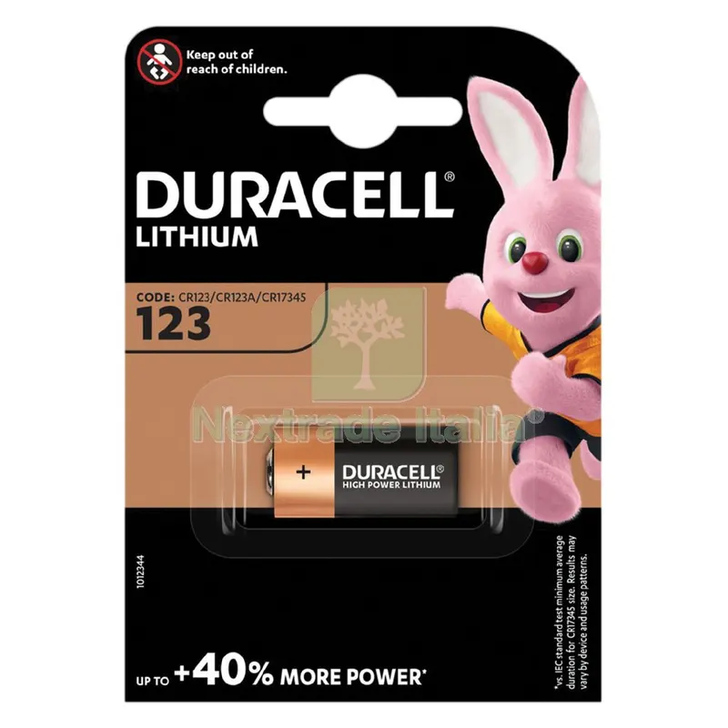 10BLISTER PILA PER FOTOCAMERA DIGITALE 'DL123' Pz 1- 3 V — Pile e batterie — rif. FERX.812130NLM