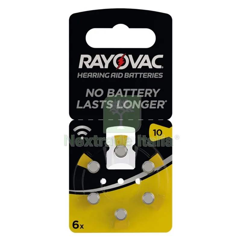 Pila per Apparecchi Acustici '10' Pz 6 - 1,45 V — Pile e batterie — rif. FERX.8000242NLM