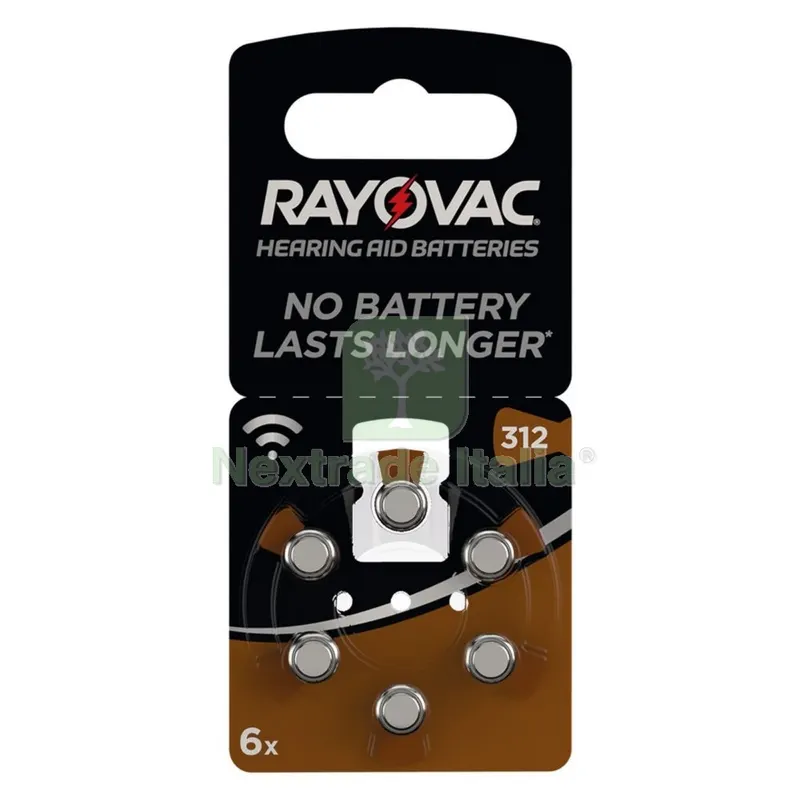 Pila per Apparecchi Acustici '312' Pz 6 - 1,45 V — Pile e batterie — rif. FERX.8000238NLM