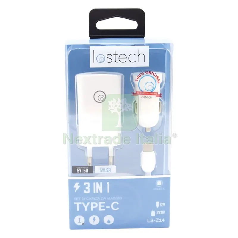 SET DI CARICA DA VIAGGIO cavo USB attacco Tipo C — Caricabatterie e alimentatori — rif. FERX.8121810NLM SET DI CARICA DA VIAGGIO cavo USB attacco Tipo C — Caricabatterie e alimentatori — rif. FERX.8121810NLM