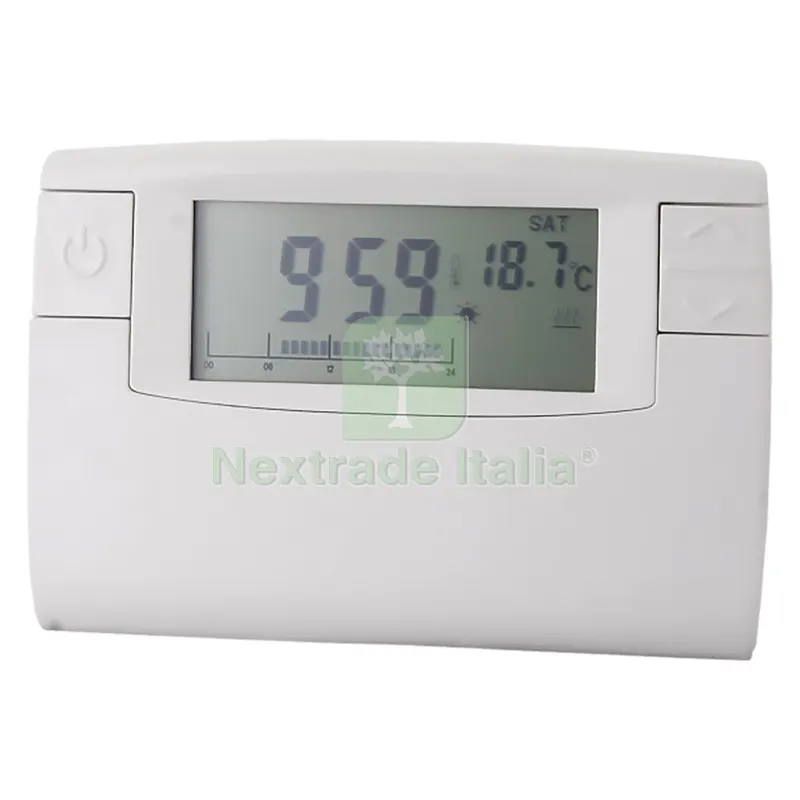 CRONOTERMOSTATO PROGRAMMABILE DIGITALE 6(2)A 230V max 1380 W - art.59219 — Caldaie e radiatori — rif. FERX.8091290NLM