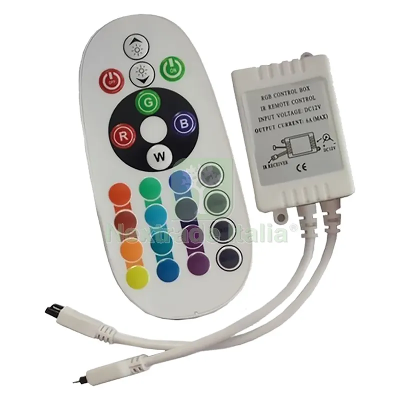 Controller Dimmerabile per Strip LED RGB corrente max 72 W — Illuminazione — rif. FERX.8068674NLM Controller Dimmerabile per Strip LED RGB corrente max 72 W — Illuminazione — rif. FERX.8068674NLM