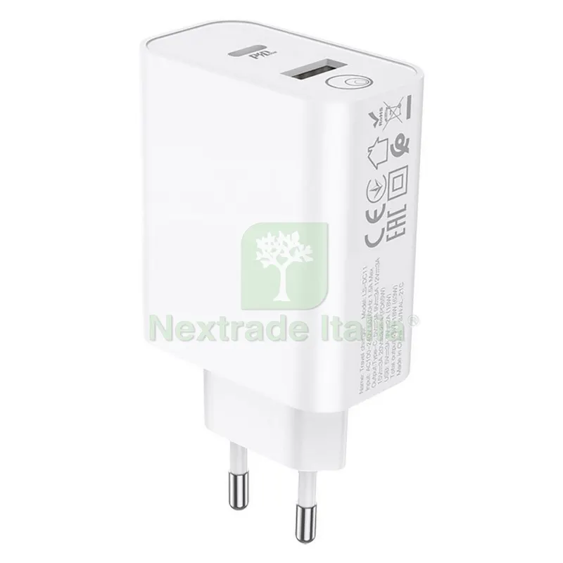 Caricabatteria da Muro Doppia Uscita Carica Super ingresso 110-240V,50/60Hz 1,5A max — Batterie e caricabatterie — rif. FERX.8121894NLM Caricabatteria da Muro Doppia Uscita Carica Super ingresso 110-240V,50/60Hz 1,5A max — Batterie e caricabatterie — rif. FERX.8121894NLM