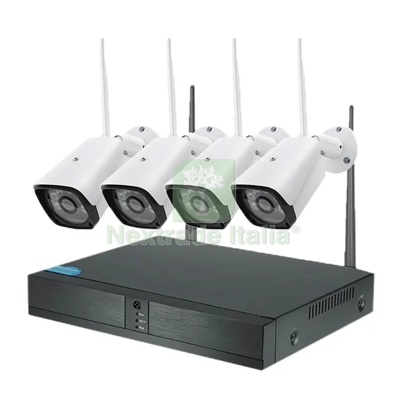 Kit Videosorveglianza Wireless 1 NVR + 4 telecamere — Elettronica e TV — rif. FERX.8068400NLM