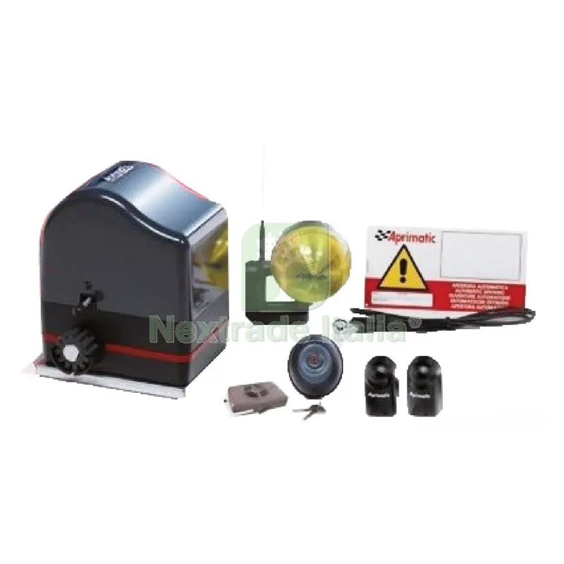 KIT AUTOMAZIONE CANCELLI ANTE SCORREVOLI 'HOCKENHEIM ONDA 624' peso anta max 600 kg (uso condominio max 400 kg) — Arredo — rif. FERX.8123020NLM KIT AUTOMAZIONE CANCELLI ANTE SCORREVOLI 'HOCKENHEIM ONDA 624' peso anta max 600 kg (uso condominio max 400 kg) — Arredo — rif. FERX.8123020NLM