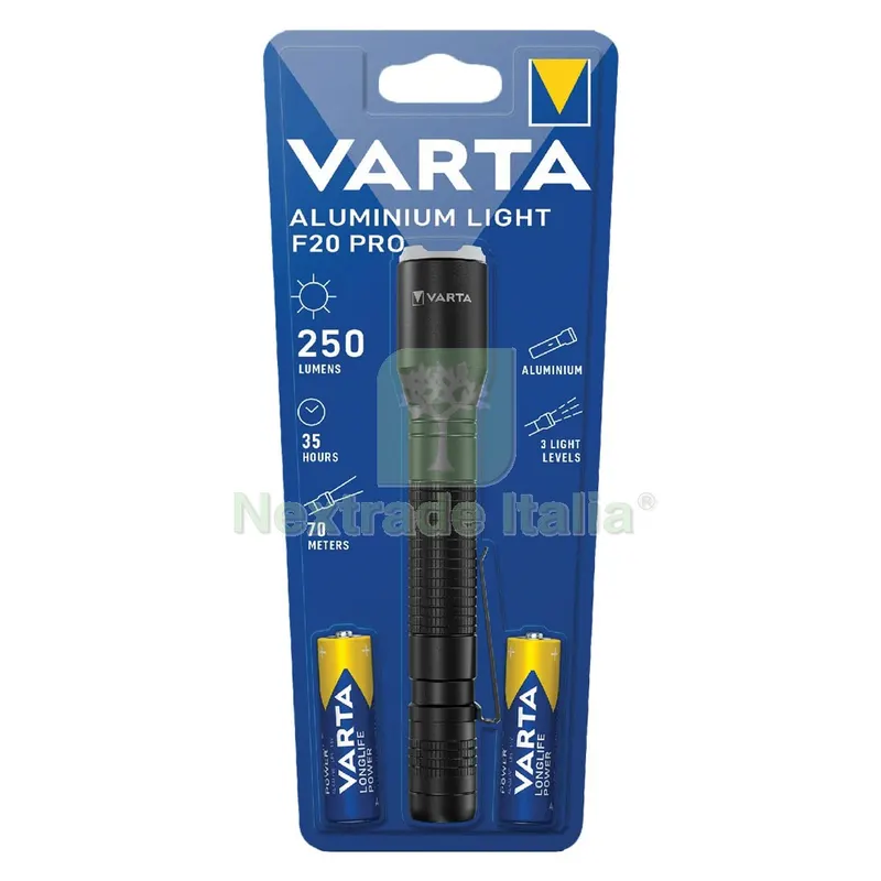 Torcia LED 'aluminium Light F20 PRO' 4 W - 250 lumen — Illuminazione — rif. FERX.8120199NLM Torcia LED 'aluminium Light F20 PRO' 4 W - 250 lumen — Illuminazione — rif. FERX.8120199NLM