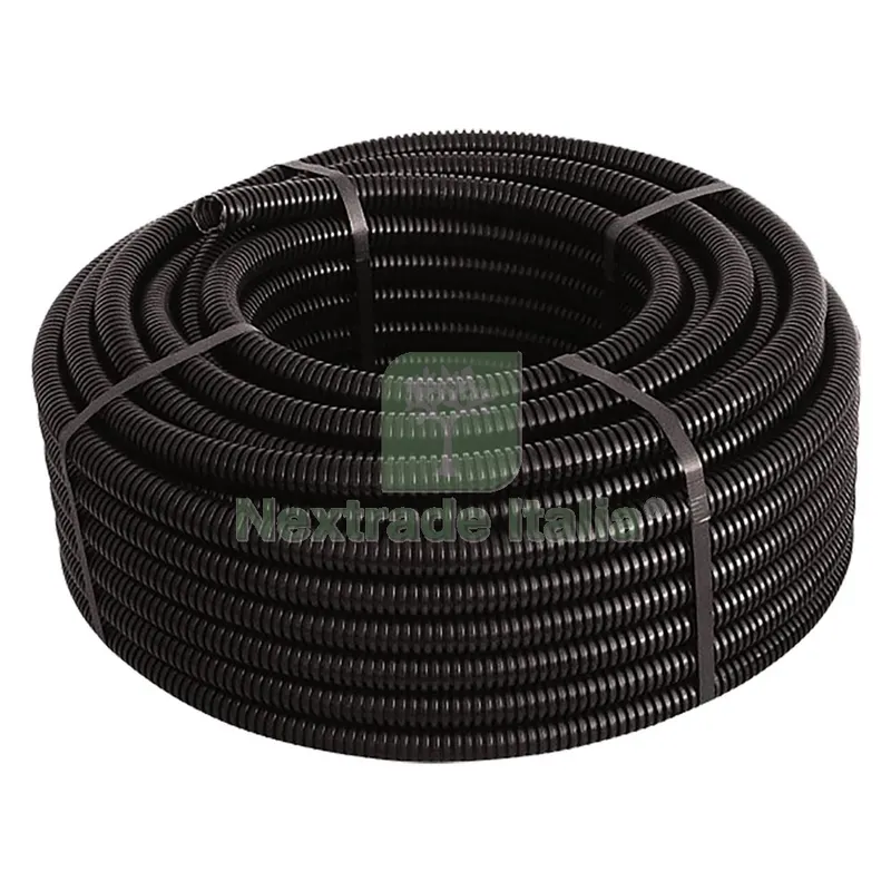 TUBO CORRUGATO PIEGHEVOLE SENZA TIRAFILO Ø 16 - mt. 50 — Tubi e raccordi — rif. FERX.8074211NLM TUBO CORRUGATO PIEGHEVOLE SENZA TIRAFILO Ø 16 - mt. 50 — Tubi e raccordi — rif. FERX.8074211NLM