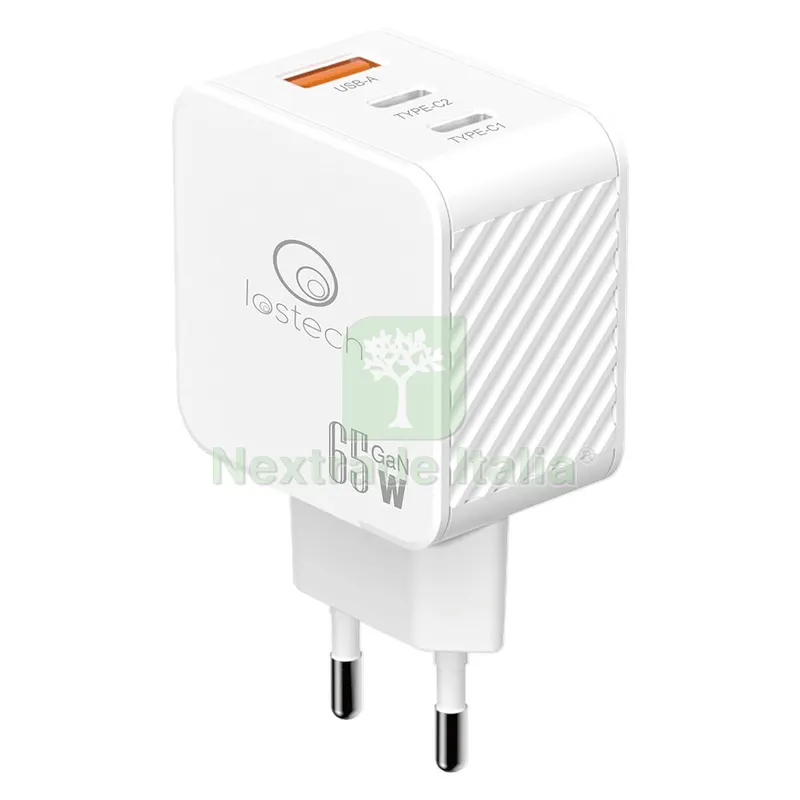 Caricabatteria da Muro Tre Uscite Carica Ultra Rapida 65 W — Batterie e caricabatterie — rif. FERX.8121897NLM Caricabatteria da Muro Tre Uscite Carica Ultra Rapida 65 W — Batterie e caricabatterie — rif. FERX.8121897NLM