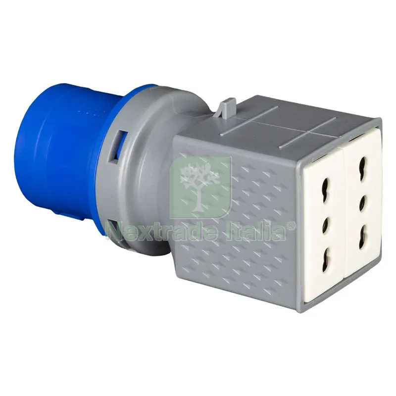 ADATTATORE INDUSTRIALE 230 V nx2 — Interruttori e prese — rif. FERX.8061143NLM ADATTATORE INDUSTRIALE 230 V nx2 — Interruttori e prese — rif. FERX.8061143NLM