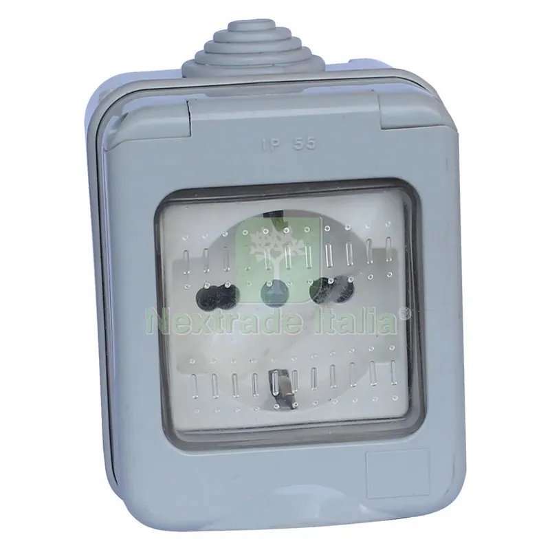 Contenitore Esterno Solo Presa / Schuko 1 presa bivalente 10/16A / schuko — Casalinghi e organizzazione — rif. FERX.8069189NLM