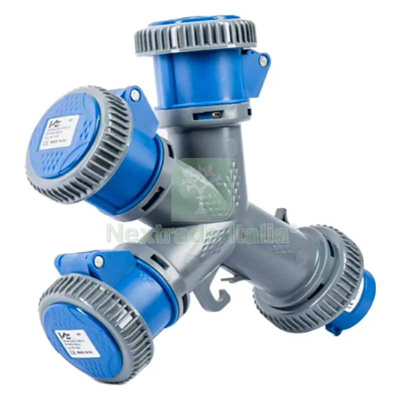ADATTATORE INDUSTRIALE TRIPLO 230V — Interruttori e prese — rif. FERX.8061151NLM ADATTATORE INDUSTRIALE TRIPLO 230V — Interruttori e prese — rif. FERX.8061151NLM