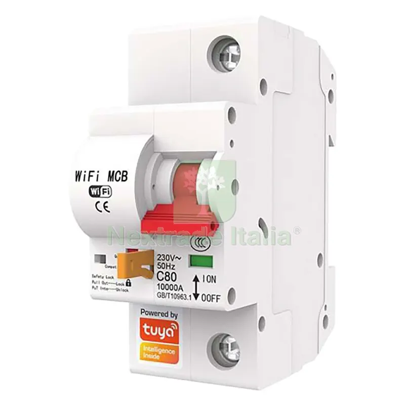 INTERRUTTORE MAGNETOTERMICO MODULO WI-FI 'C40 SMART TUYA' 1P+N - 40A — Interruttori e prese — rif. FERX.8070230NLM