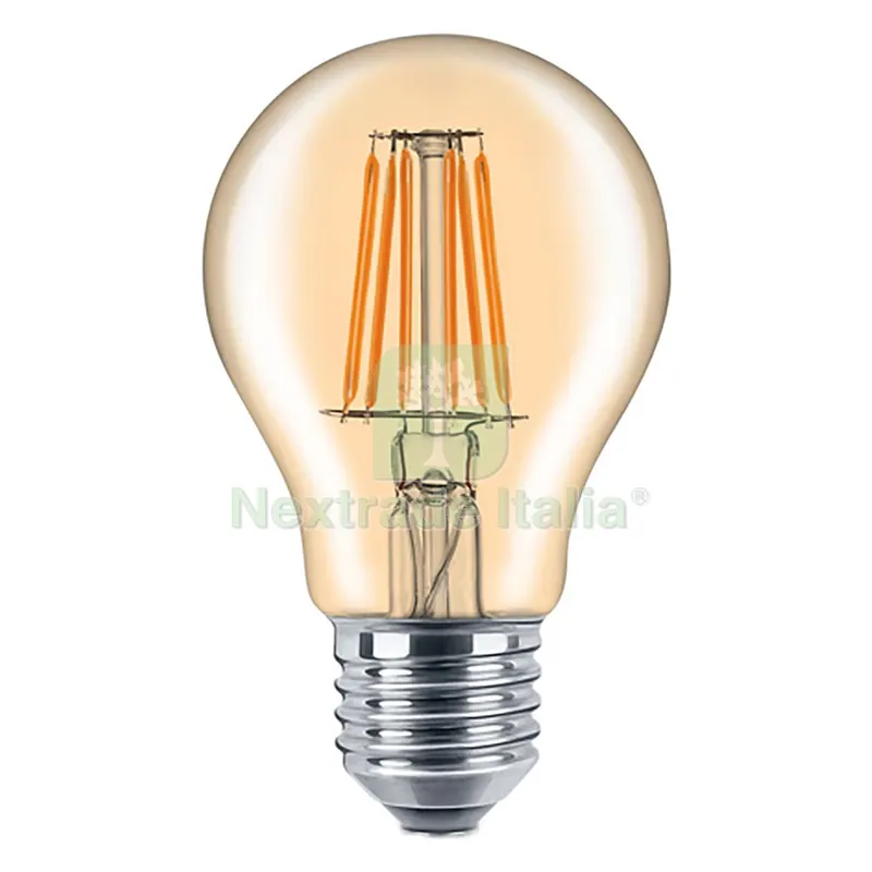 10PZ Lampada LED a Filamento Vintage 'goccia' Calda 2700K 8W=69W E27 - lm 950 — Illuminazione — rif. FERX.8112850NLM