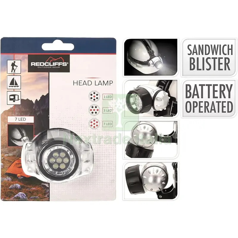 Lampada Frontale LED 7 led — Illuminazione — rif. FERX.8120339NLM Lampada Frontale LED 7 led — Illuminazione — rif. FERX.8120339NLM