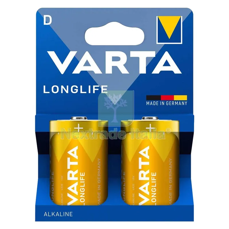6CF PILA TORCIA LONGLIFE 'LR20' Pz 2 - 1,5 V - D nx1 — Illuminazione — rif. FERX.8000083NLM