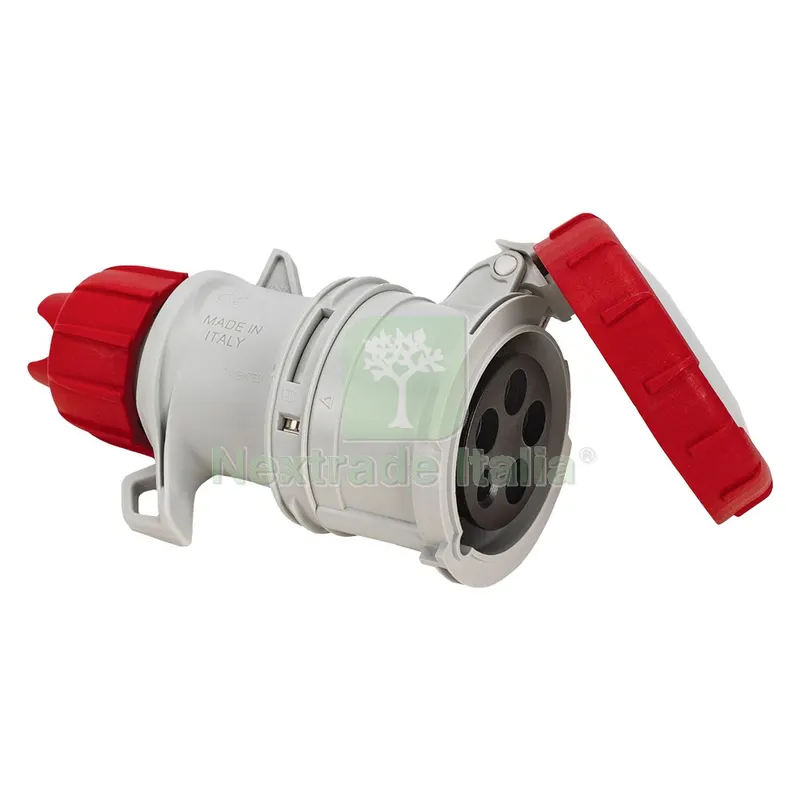 PRESA VOLANTE INDUSTRIALE cablaggio a vite - mod.71145V — Interruttori e prese — rif. FERX.807084NLM