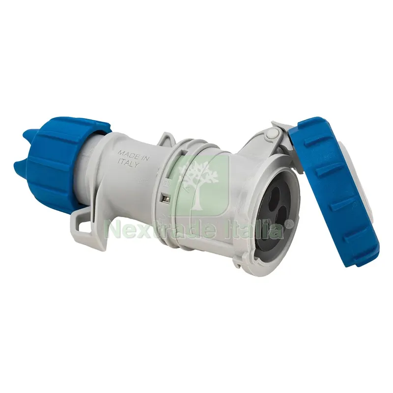 PRESA VOLANTE INDUSTRIALE cablaggio a vite - mod.71140V — Interruttori e prese — rif. FERX.807088NLM PRESA VOLANTE INDUSTRIALE cablaggio a vite - mod.71140V — Interruttori e prese — rif. FERX.807088NLM
