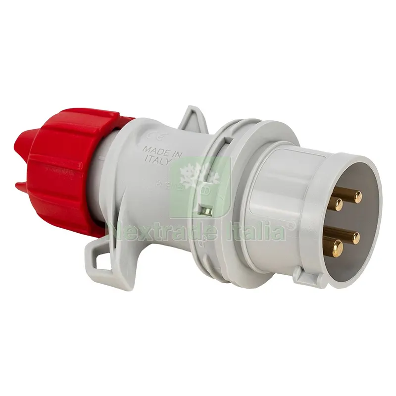 SPINA VOLANTE INDUSTRIALE cablaggio a vite - 70104V — Interruttori e prese — rif. FERX.807092NLM SPINA VOLANTE INDUSTRIALE cablaggio a vite - 70104V — Interruttori e prese — rif. FERX.807092NLM