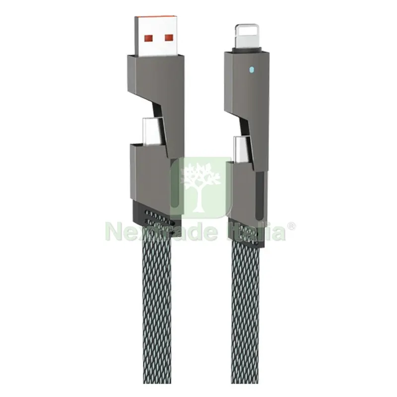 Cavetto Multiconnettore 4 in 1 'LS-NB21' - 65 W - 1,2 mt — Cavi e fili — rif. FERX.8122218NLM