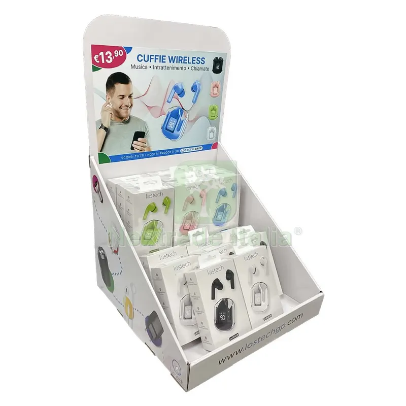 Espositore per Cuffie Wireless 14 pz - completo — Articoli per ufficio — rif. FERX.8122328NLM Espositore per Cuffie Wireless 14 pz - completo — Articoli per ufficio — rif. FERX.8122328NLM