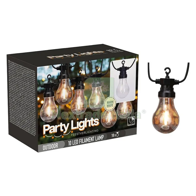 Luminaria 'party Lights' cavo mt. 5 - 10 lampade — Illuminazione — rif. FERX.8087226NLM