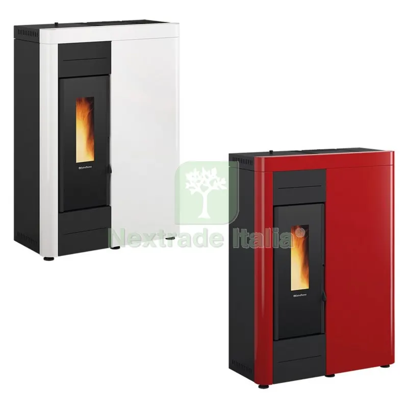 Termostufa a Pellet 'virna' Colore bianco — Stufe e camini — rif. FERX.7001598NLM Termostufa a Pellet 'virna' Colore bianco — Stufe e camini — rif. FERX.7001598NLM