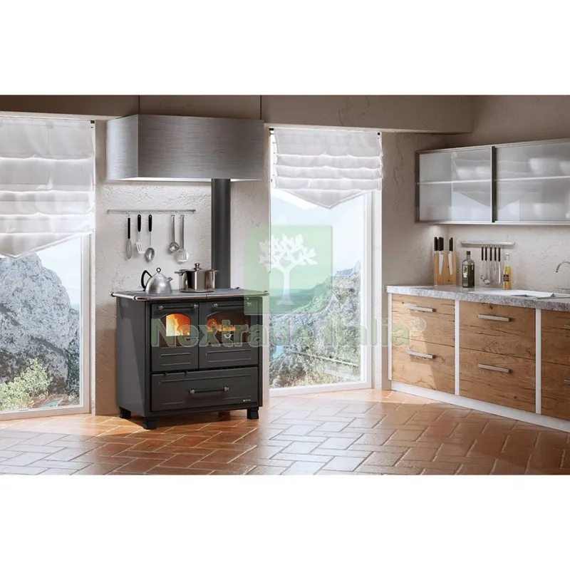 Cucina a Legna 'family 4,5' Colore cappuccino — Sanitari e ceramiche — rif. FERX.7000982NLM Cucina a Legna 'family 4,5' Colore cappuccino — Sanitari e ceramiche — rif. FERX.7000982NLM