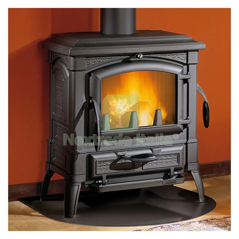Termostufa a Legna in Ghisa 'termoisotta DSA' ghisa — Stufe e camini — rif. FERX.7000906NLM