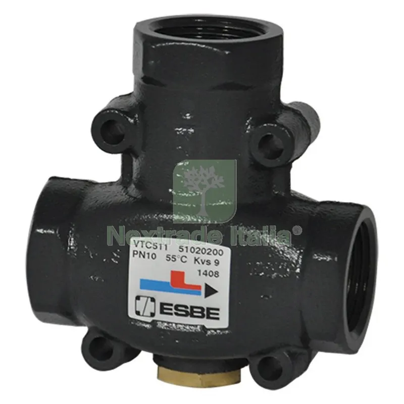 Valvola Anticondensa per Termostufe 'VTC511' att. 1F / DN25 - apertura 55° C — Rubinetti e valvole — rif. FERX.700201NLM Valvola Anticondensa per Termostufe 'VTC511' att. 1F / DN25 - apertura 55° C — Rubinetti e valvole — rif. FERX.700201NLM
