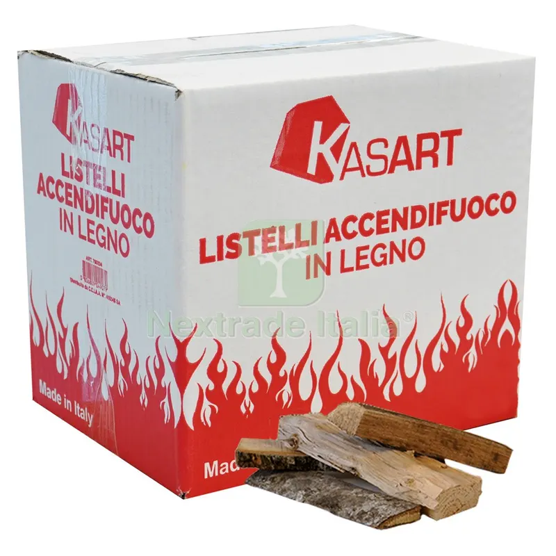 LISTELLI ACCENDIFUOCO IN LEGNO 14 decimetri cubi - in scatola — Tempo libero outdoor — rif. FERX.700894NLM